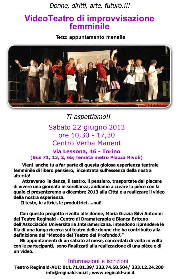 vt - VideoTeatro di improvvisazione femminile