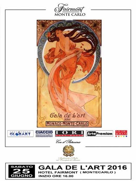 "GALA 
 DE L'ART 2016" PRINCIPATO DI MONACO 2 gala - "GALA 
 DE L'ART 2016" PRINCIPATO DI MONACO