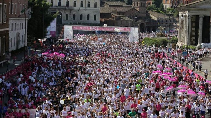 rtc - IN  72 MILA PER LA "RACE FOR THE CURE": CONTRO I TUMORI  AL SENO ANCHE LA SINDACA RAGGI
