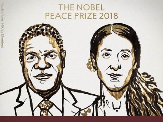 IL 
 PREMIO NOBEL PER LA PACE AL CONGOLESE MUKWEGE E LA YAZIDA MURAD 2 nob2 - IL 
 PREMIO NOBEL PER LA PACE AL CONGOLESE MUKWEGE E LA YAZIDA MURAD